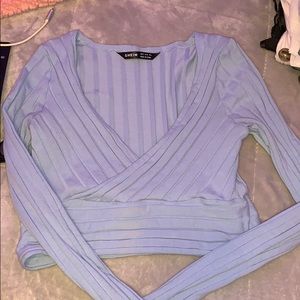 Long sleeve crop